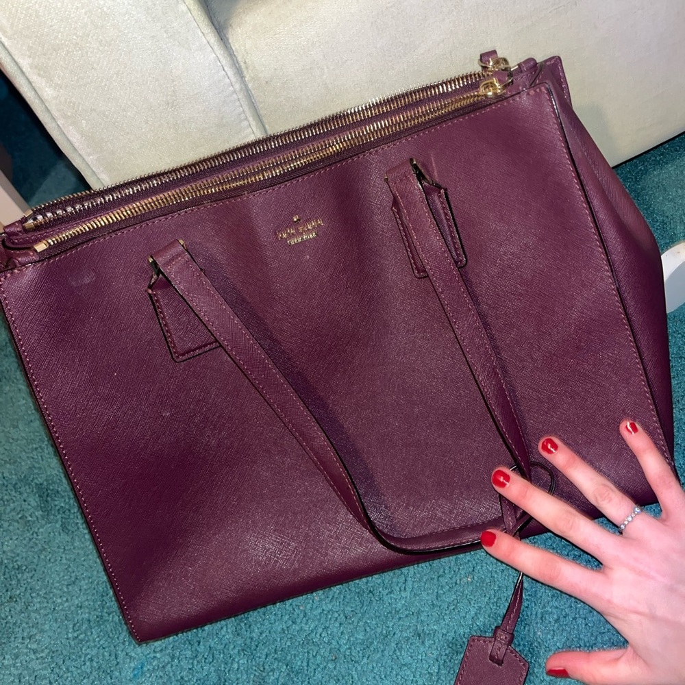 Kate Spade authentic maroon purse